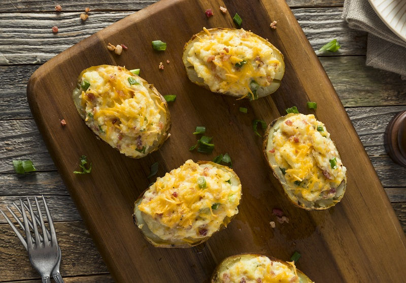 BBQ potato skins