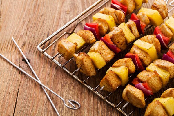 Pineapple Chicken Kebabs Date Night Dinner Ideas