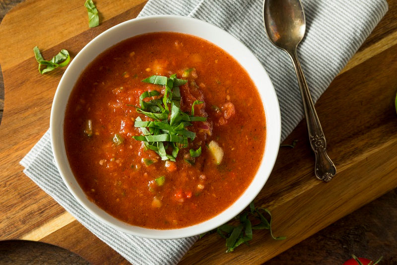 Chilled Soup healthiest foods to order