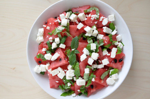 watermelon feta salad