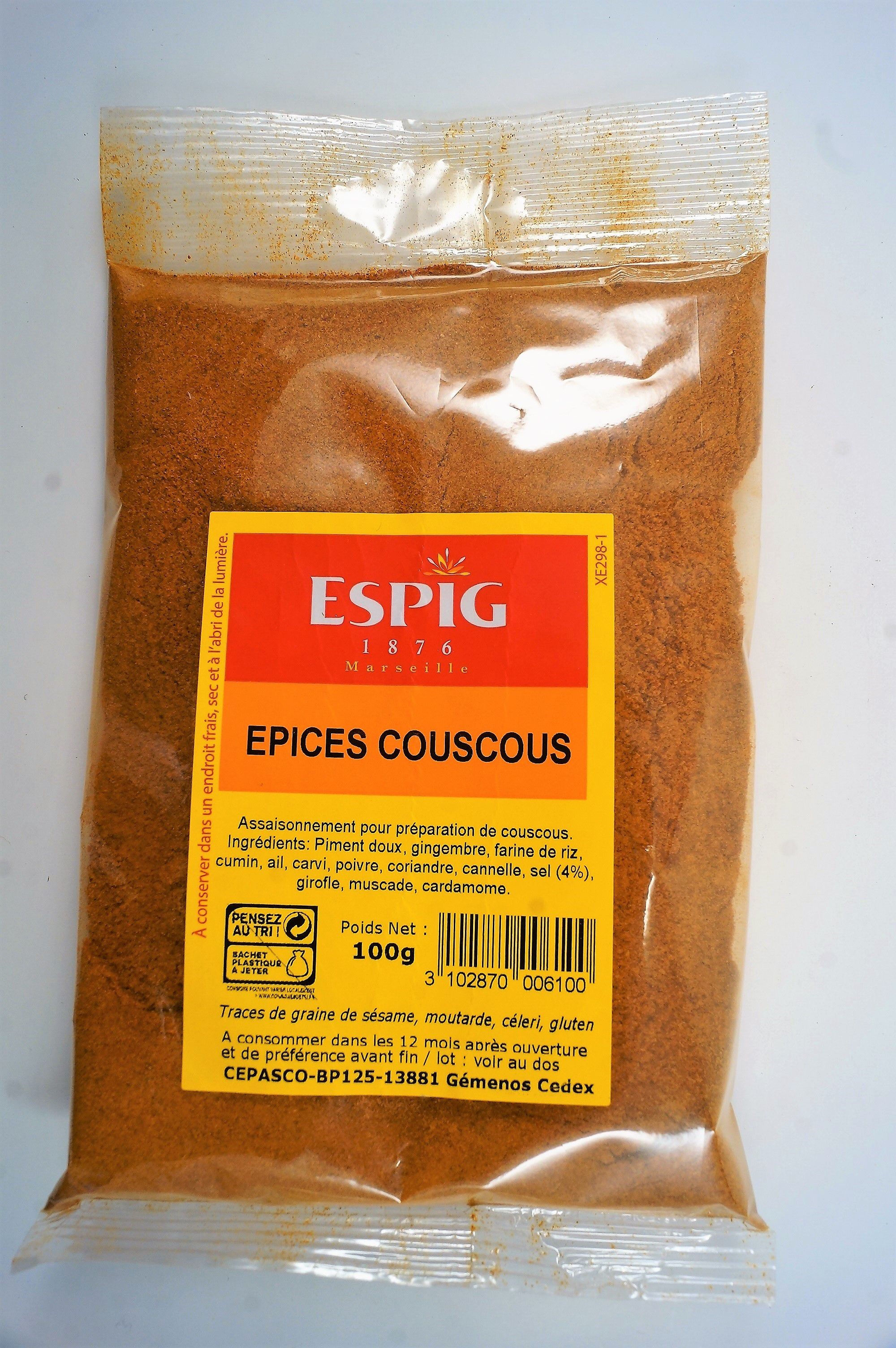 Epices Couscous 100g ESPIG