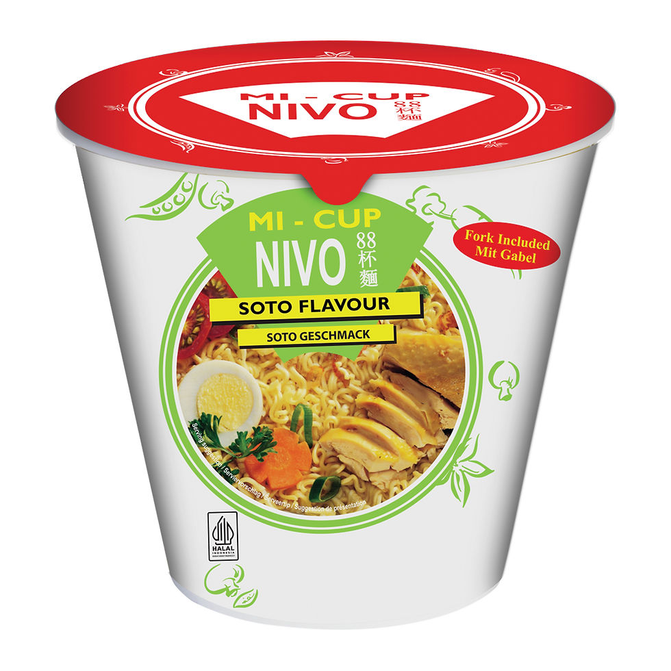 Nouilles instantanées Soto Poulet 65g NIVO88