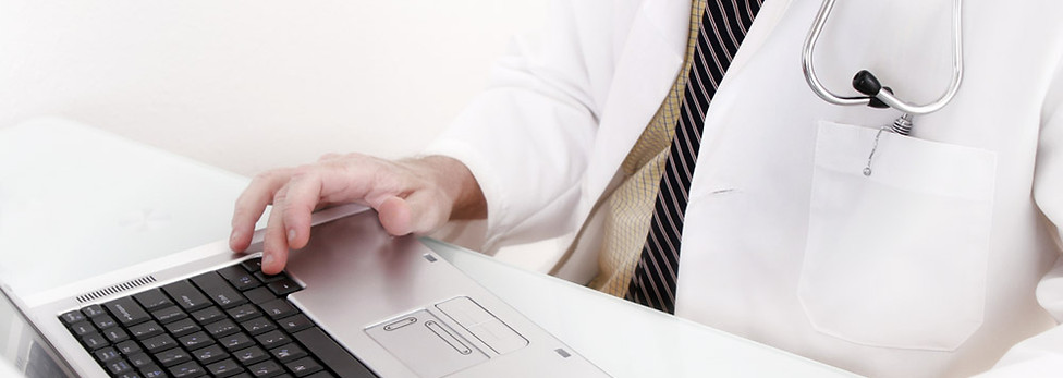 Doctor with Computer