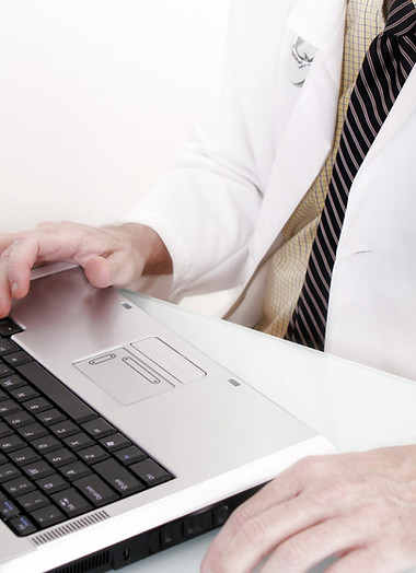 Doctor with Computer 