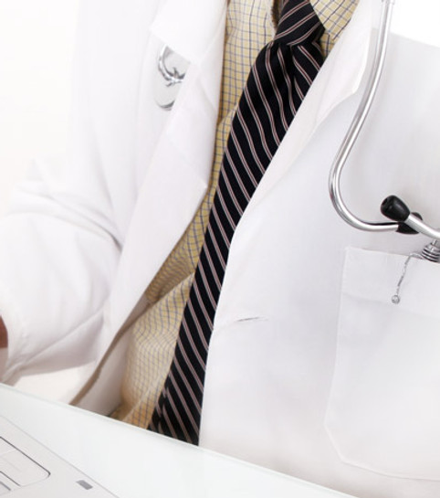 Doctor with Computer