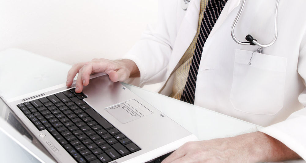 Doctor with Computer