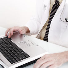 Doctor with Computer 
