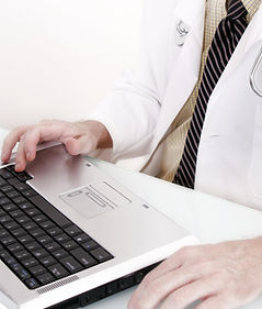 Doctor with Computer