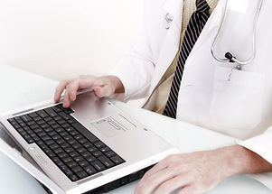Doctor with Computer 