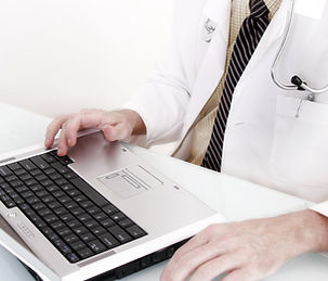 Doctor with Computer
