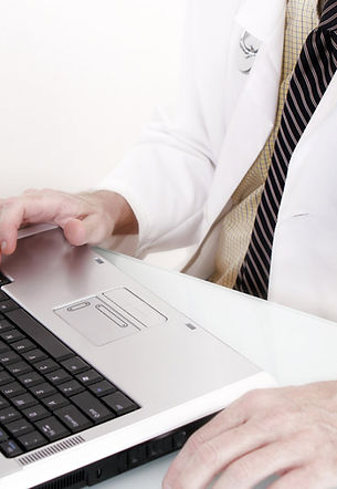 Doctor with Computer