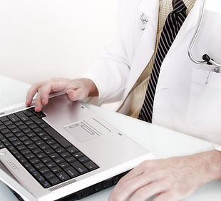 Doctor with Computer
