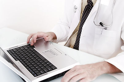 Doctor with Computer