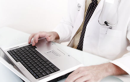 Doctor With Computer