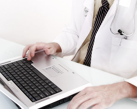 Doctor with Computer