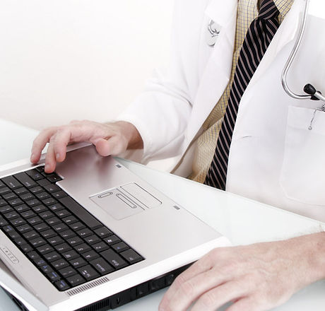 Doctor with Computer