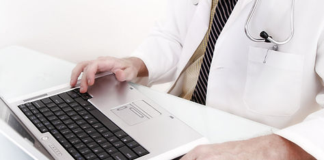 Doctor with Computer 