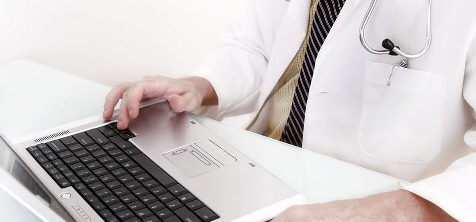 Doctor with Computer