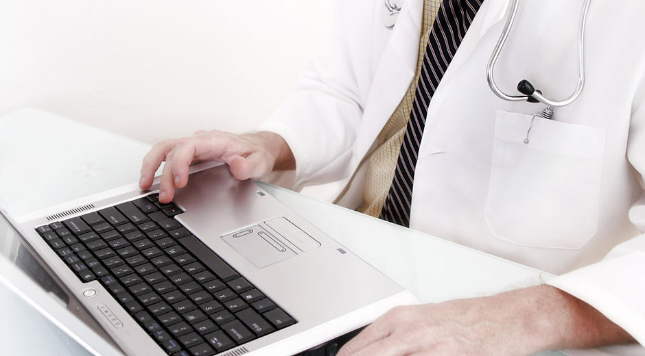 Doctor with Computer