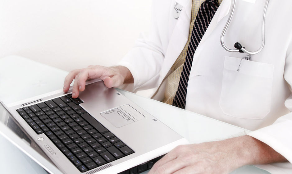 Doctor with Computer