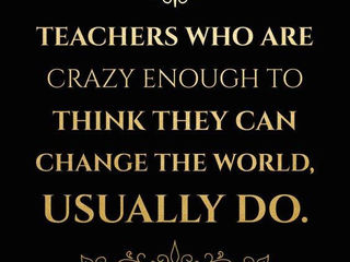 Be a teacher.