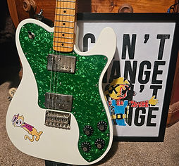 Squire telecaster classic vibes green pick guard