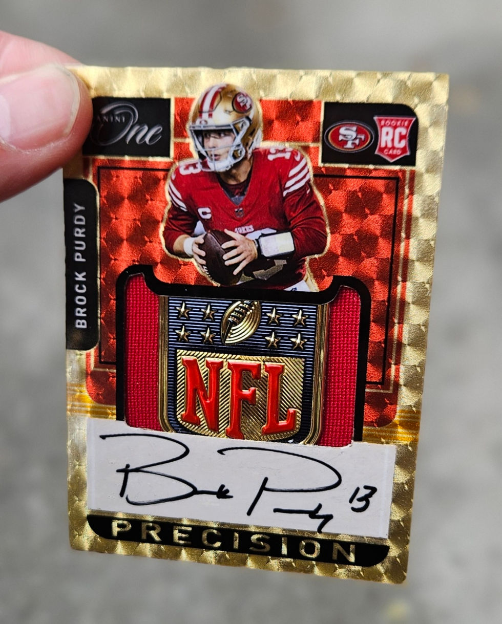 Brock Purdy, 49ers custom made card.