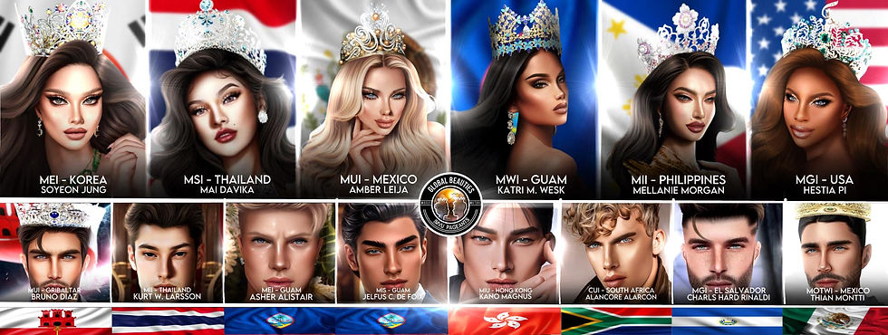 Miss World IMVU is part of Global Beauties IMVU's Grand Slam Selection