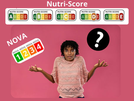 Affiche Céline Verhaeghe nutri-score et score nova