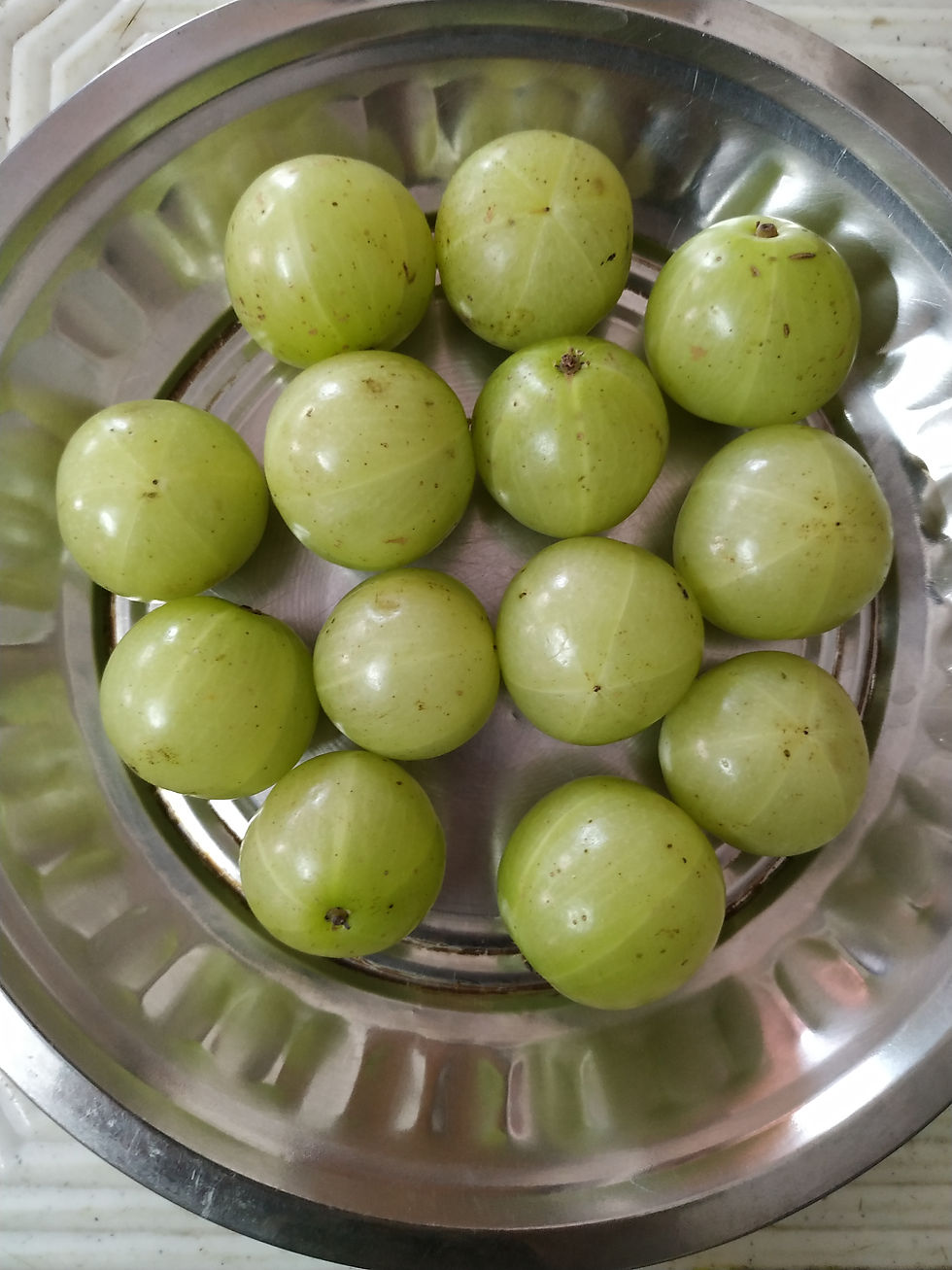 Gooseberry or Nellikkai, also known as amla