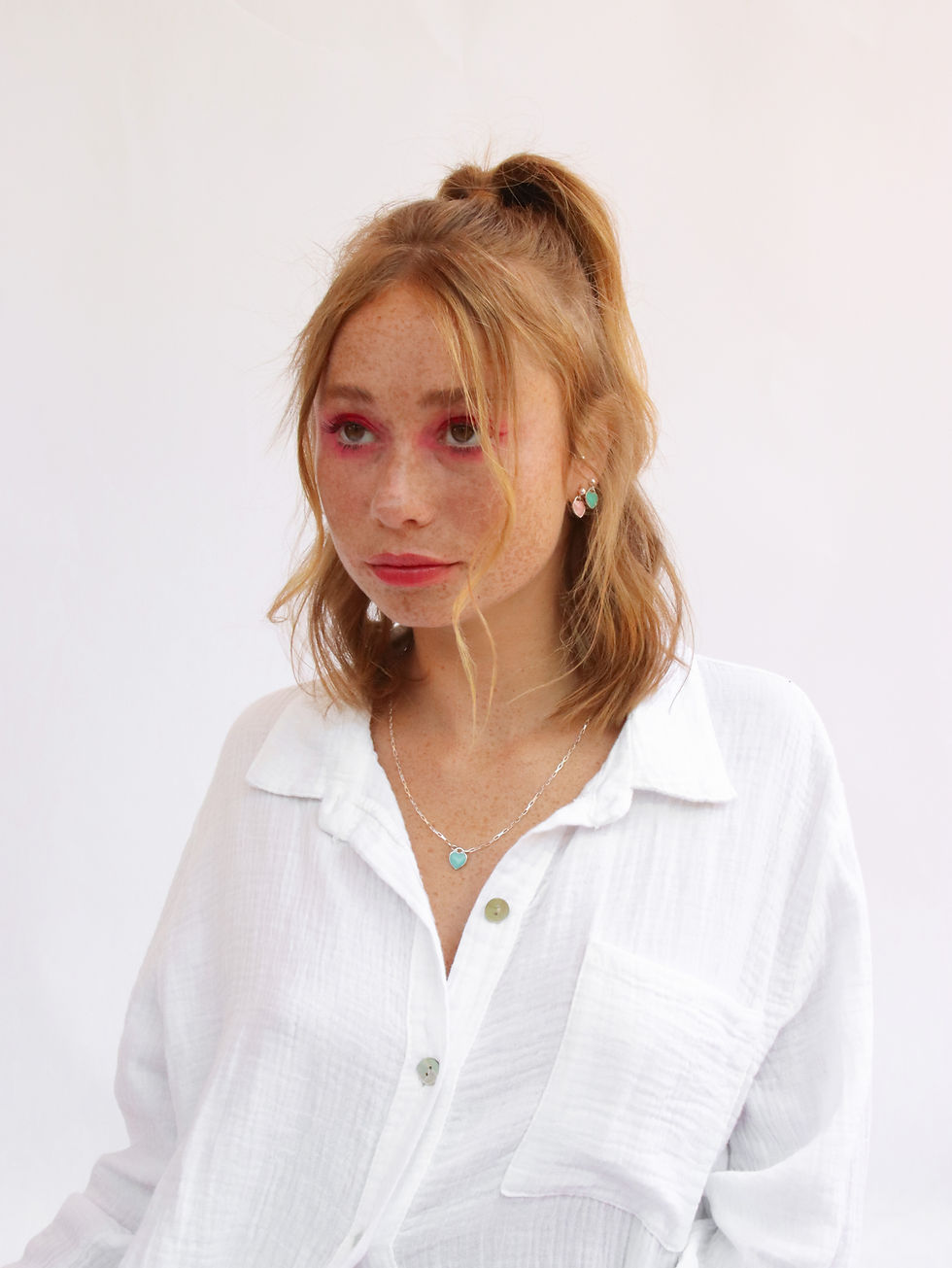 Miniature : Turquoise heart necklace