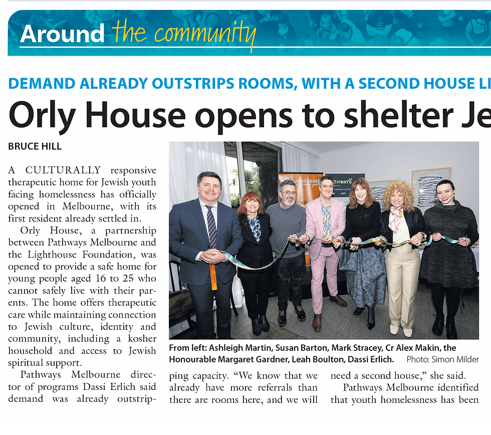 Orly House opens to shelter Jewish youth: demand already outstrips rooms, with a second house likely needed