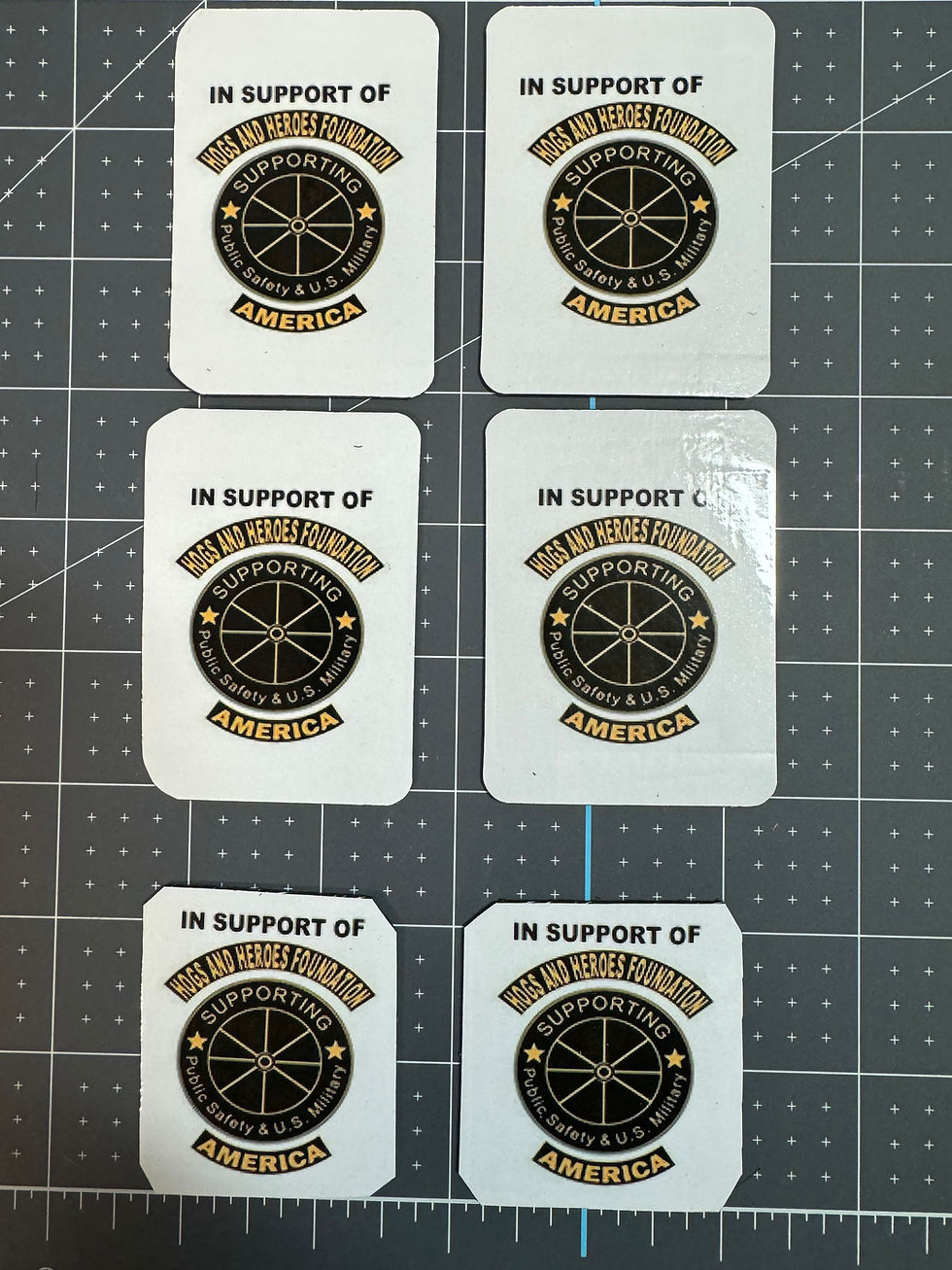 2X2 Hogs and Heroes magnets