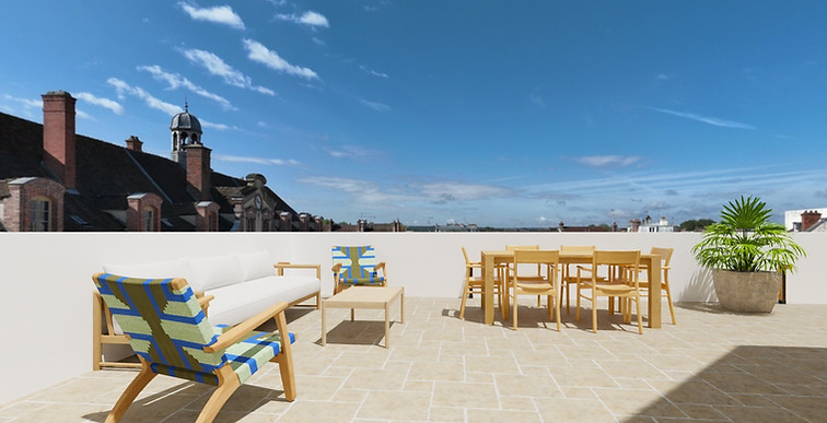 Vue 3D terrasse