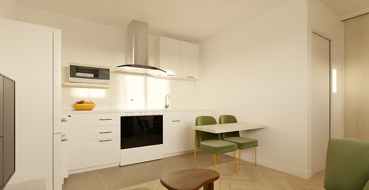 Vue 3D salon