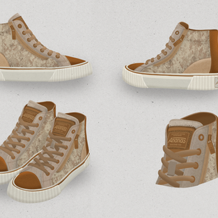 VINTAS Military Patchwork Sketch