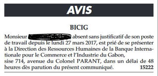 LES CONSÉQUENCES DE L’ABSENCE AU TRAVAIL