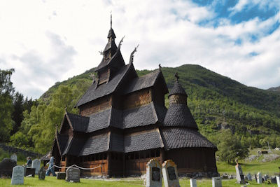 eglise en bois norvege