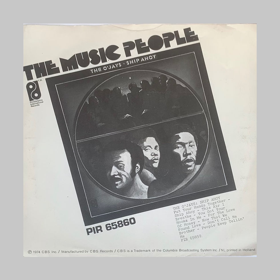 サムネイル： The O'Jays / For The Love Of Money c/w People Keep Tellin' Me