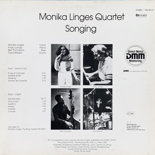洋楽 MONIKA LINGES QUARTET MONIKA LINGES QUARTET / Songing ( NABEL – LP4615, LP