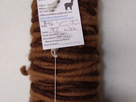 We have some new core spun rug yarn available that is great for rugs and wall art. Check out our website shop for more details.