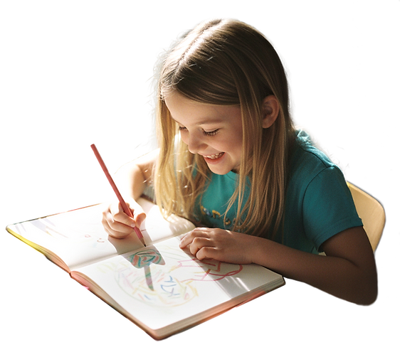Firefly_Gemini Flash_A realistic lifestyle photo of an 8-year-old girl shown from the ches