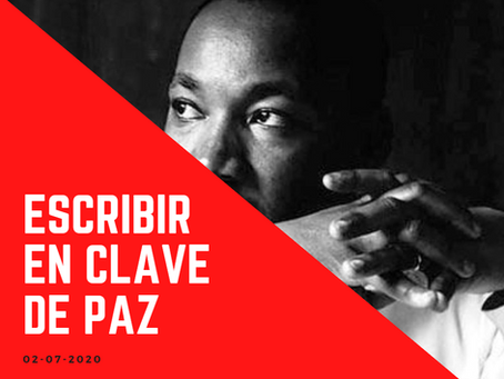 Escribir en clave de paz
