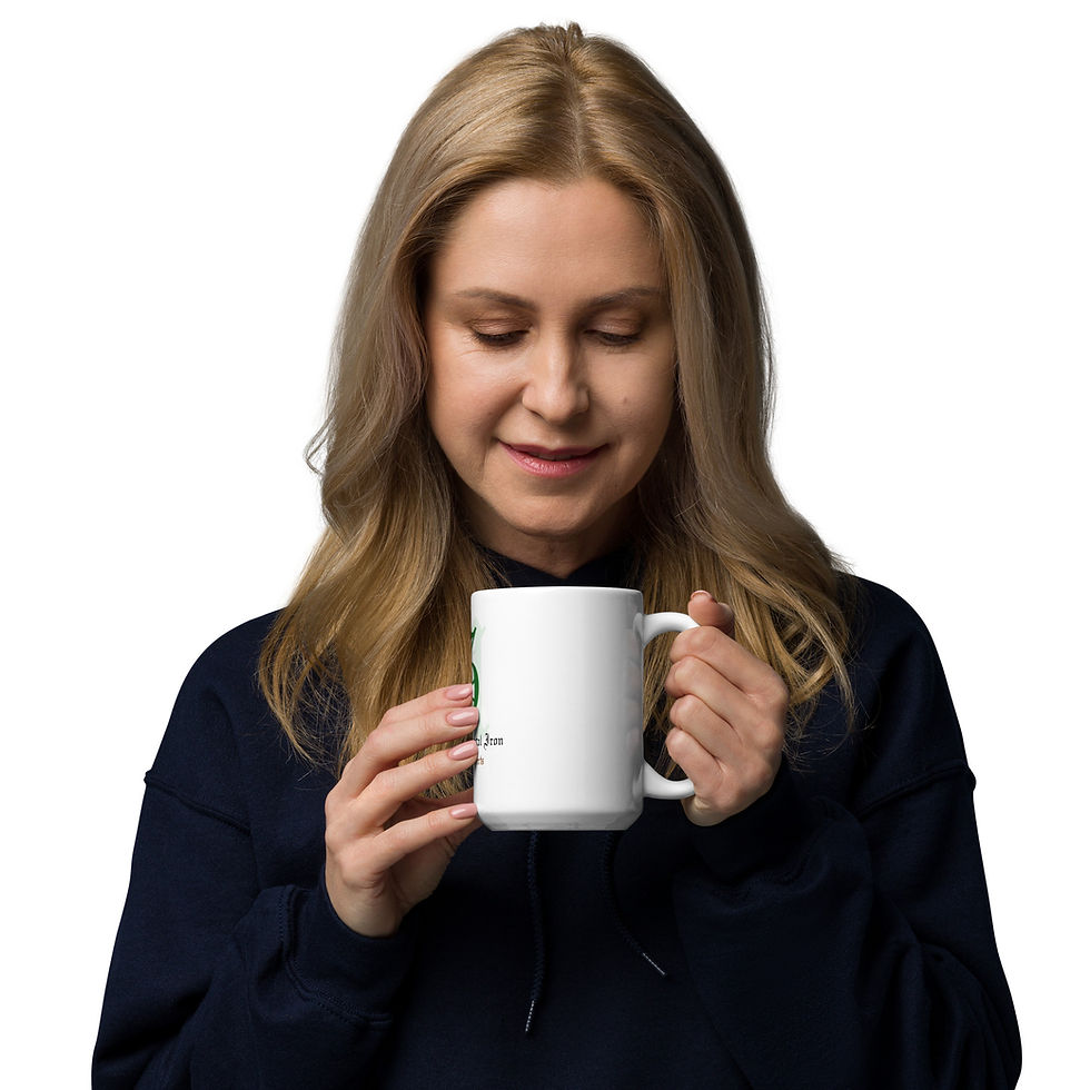 Thumbnail: Laying Down Beads Of Faith Mug