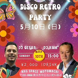 nrg space motomachi DISCO RETRO PARTY