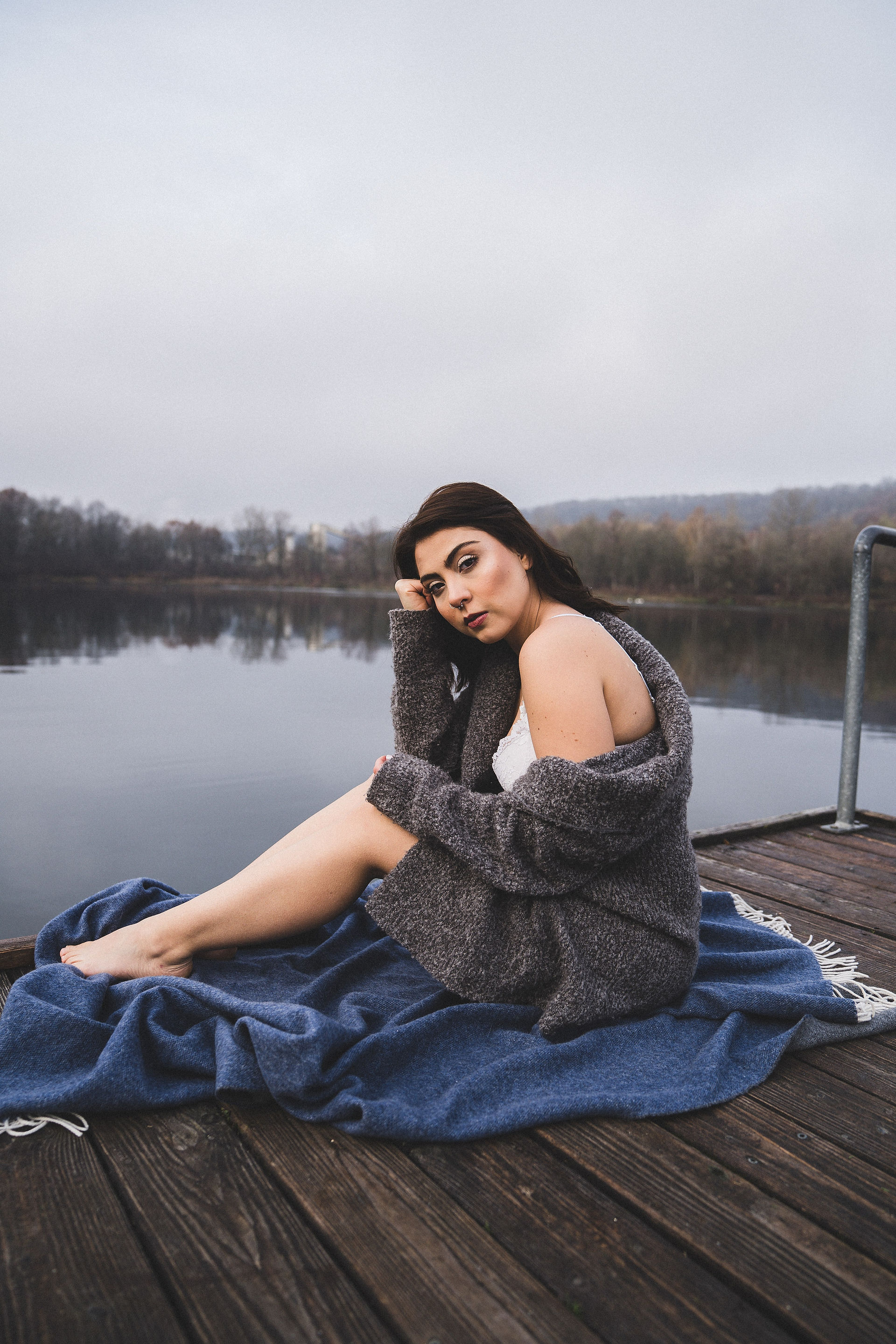 Boudoirshooting am Steg 