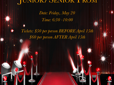 The seniors created our prom invitation. Congrats Jaz! Her chosen design is below: