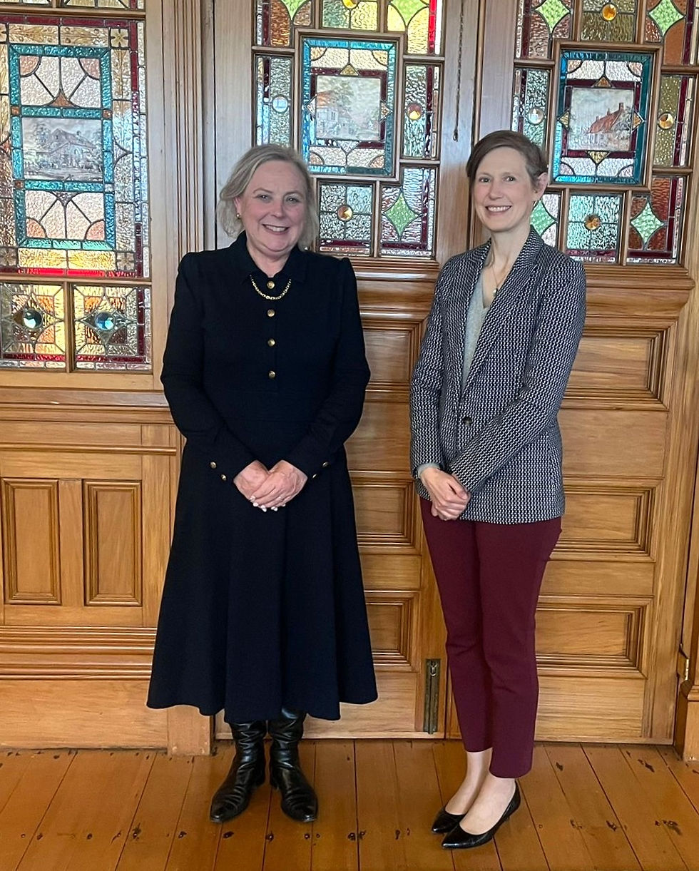 Sally Martin (Chair), and Her Excellency Ms Iona Thomas OBE, and Board of Trustee