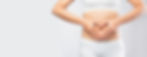 heart shape made by hands over abdomen