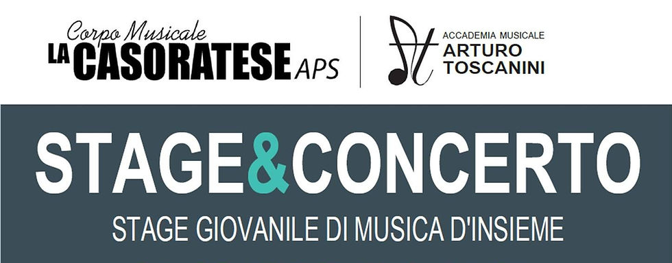 STAGE GIOVANILE DI MUSICA D'INSIEME 2026